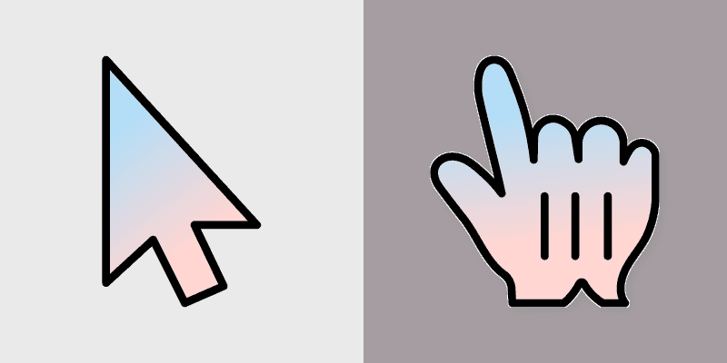 Custom Cursor Gradient Pack