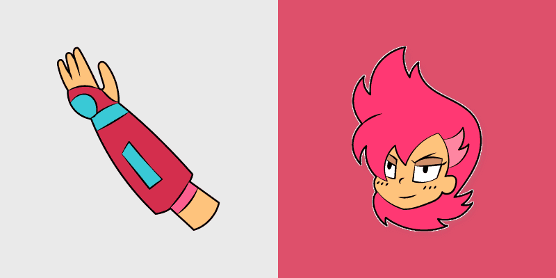 Cute Cursor Pack - Red Action