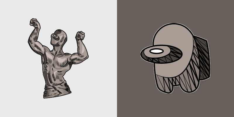 Muscle Building Cute Mouse Cursor Pack