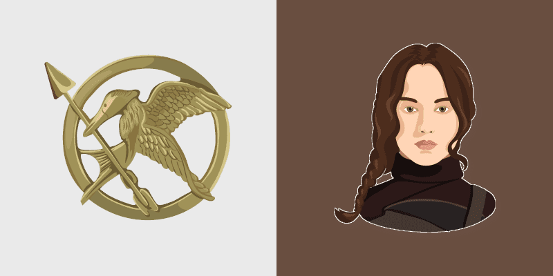Custom Katniss Everdeen Mouse Cursor
