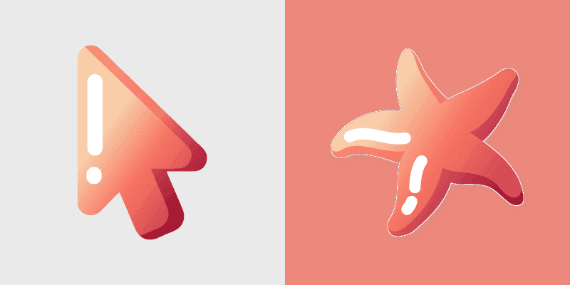 Custom Cursor Starfish