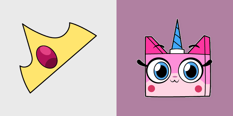 Custom Cute Cursor Pack - Princess Unikitty