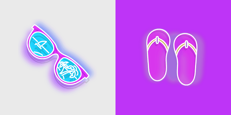 Vibrant Neon Cursor Pack