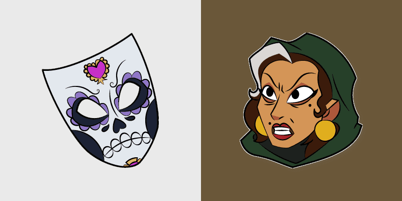 Custom Cursor Pack - Villainous Adelita Guerrero