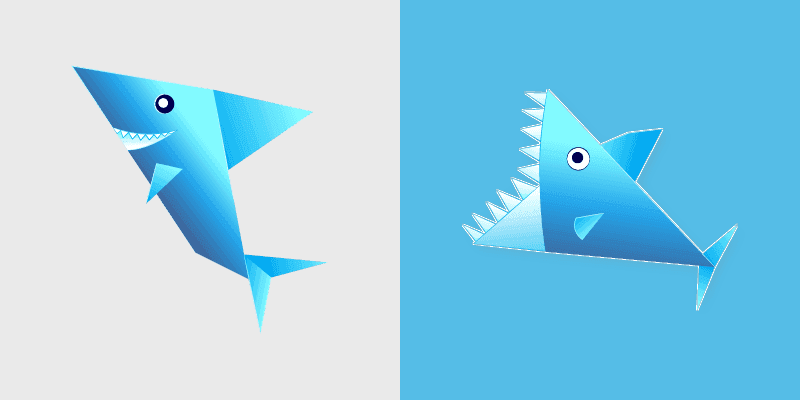 Cute Cursor Sharks Pack