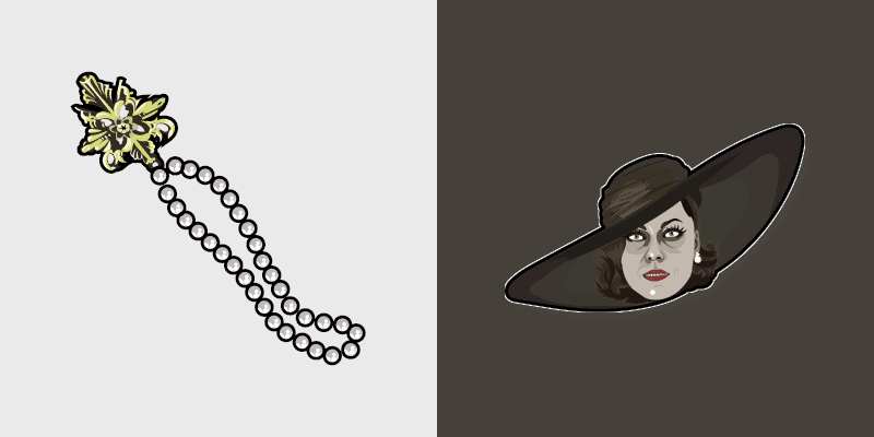 Resident Evil Alcina Dimitrescu Custom Cursor Pack