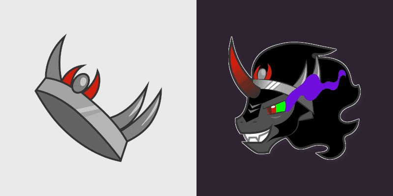 Custom Cursor Pack - My Little Pony King Sombra