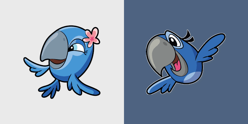 Cute Cursor Pack - Angry Birds Jewel & Blu