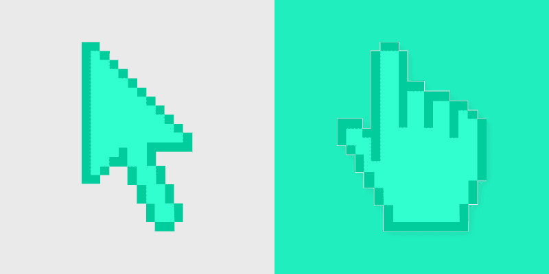 Seafoam Green Custom Cursor Pack
