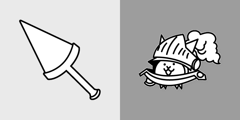 Custom Cursor Pack: Battle Cat's Knightly Mouse