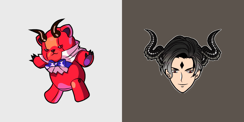 Lucifer Cute Custom Cursor Pack