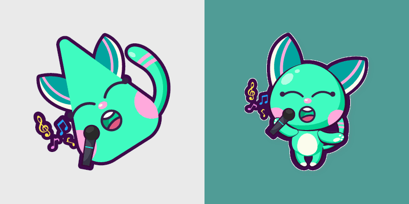 Cute Cursor Singing Pack