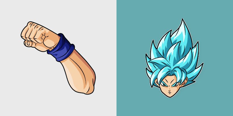 Super Saiyan Blue Cute Cursor Pack