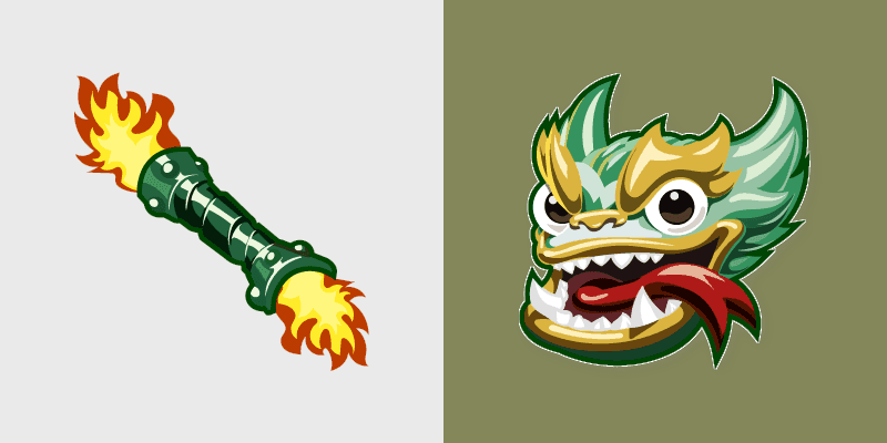 Cute Cursor - Jade Fire Kraken Pack