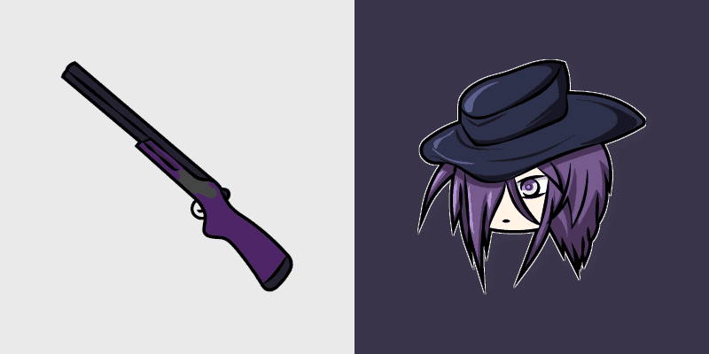 Custom Cursor Pack: Gacha Life Demon Hunter