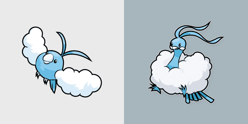 Cute Cursor Pack - Swablu and Altaria