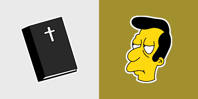 The Simpsons Rev. Lovejoy Custom Cursor Pack