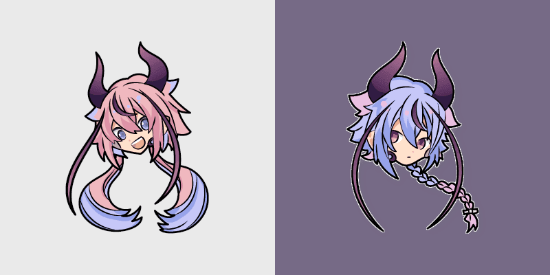 MEIKA Hime & Mikoto Cute Cursor Pack