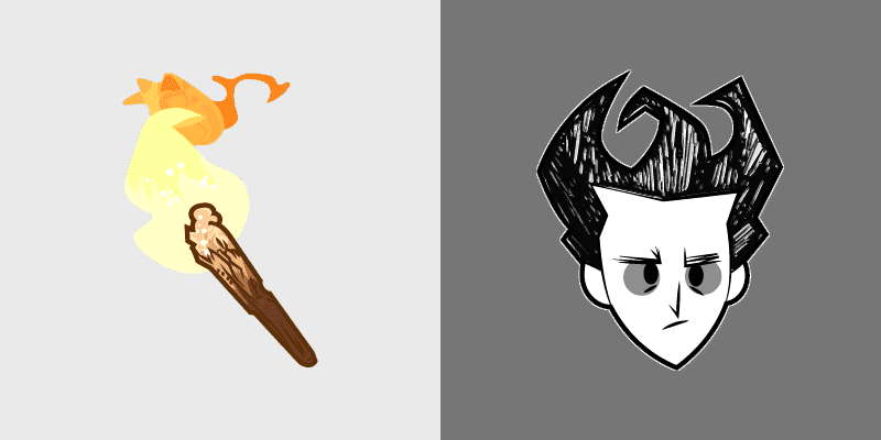 Custom Cursor Pack - Don't Starve Wilson Percival Higgsbury