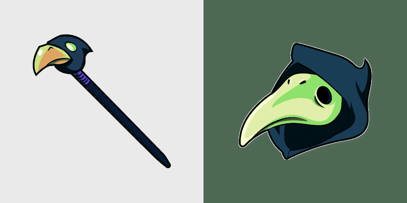 Plague Knight Custom Cursor Pack