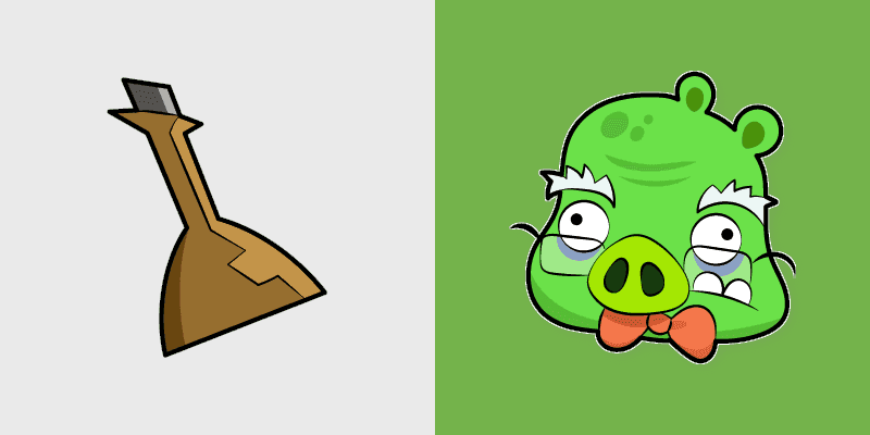 Cute Cursor: Angry Birds Professor Pig Pack