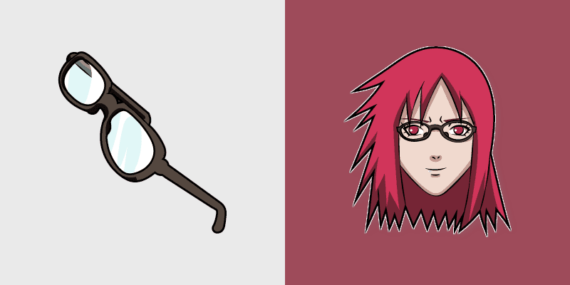 Naruto Custom Cursor Pack - Karin and Glasses