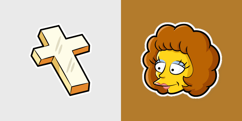 Maude Flanders Cute Mouse Cursor Pack