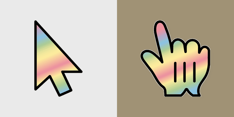 Sweet Rainbow Cursor Delight