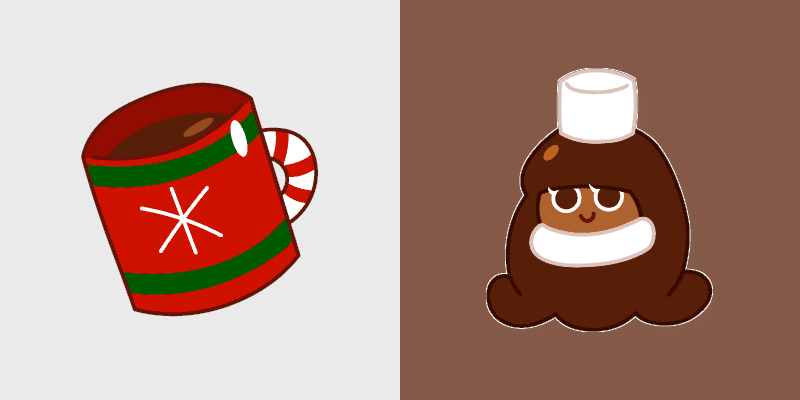 Cute Cocoa Cookie Custom Cursor