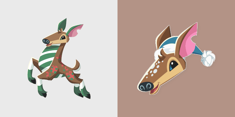 Cute Cursor Deer Pack