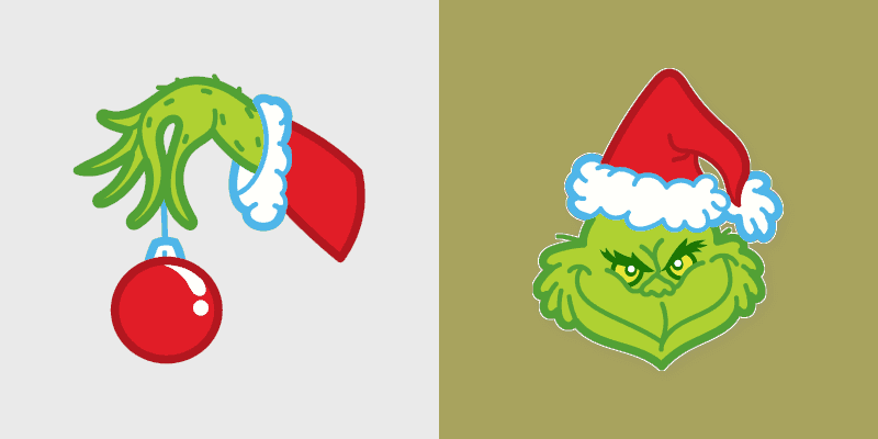 Cute Cursor Pack - Grinch Edition