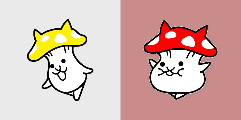 Custom Cursor Pack - Battle Cat Mushroom