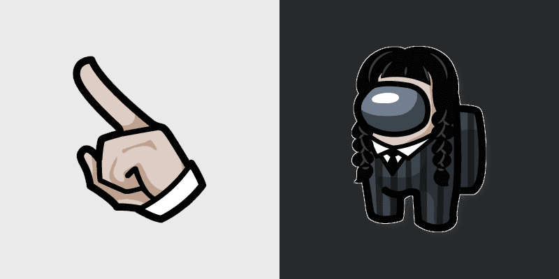 Wednesday Addams Cute Mouse Cursor Pack