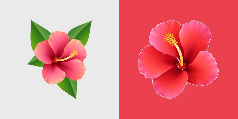 Custom Cursor Pack - Hawaiian Hibiscus