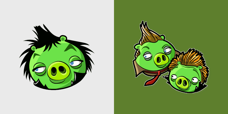 Punk Rock Cursor Pack - Angry Birds Green Day