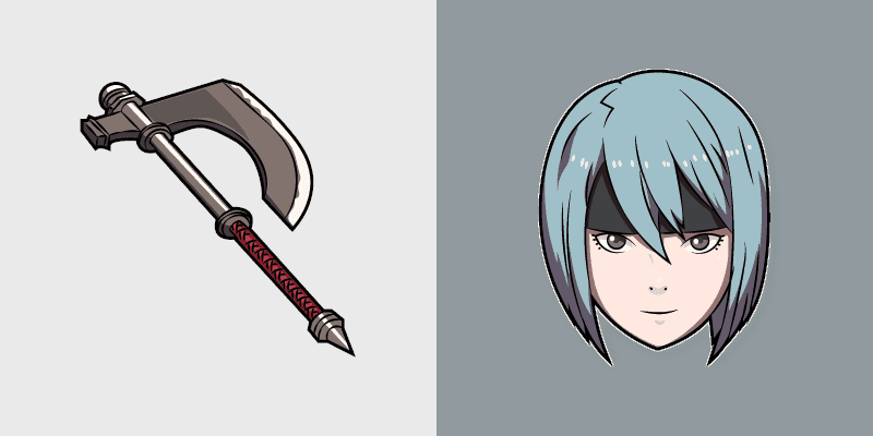 Fire Emblem Beruka and Axe Custom Cursor Pack