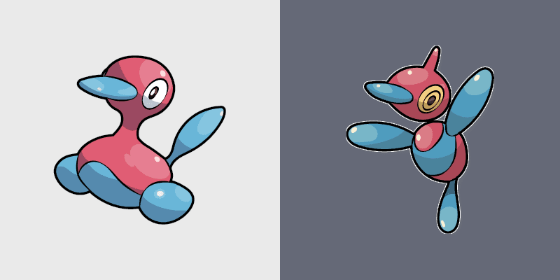 Custom Cursor Pack: Pokémon Porygon & Porygon-Z