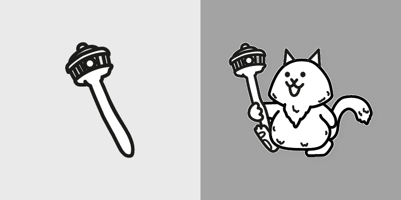 Custom Cursor Pack - Battle Cat Cute Mouse