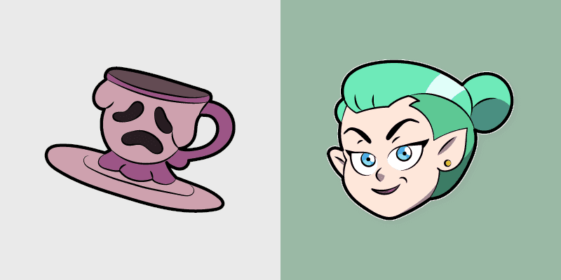 Owl House Odalia Blight Custom Cursor Pack