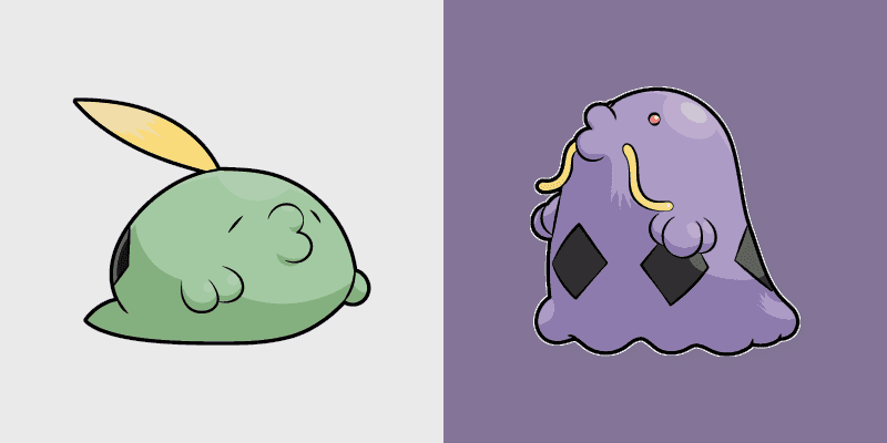 Adorable Cursor Pack - Gulpin and Swalot