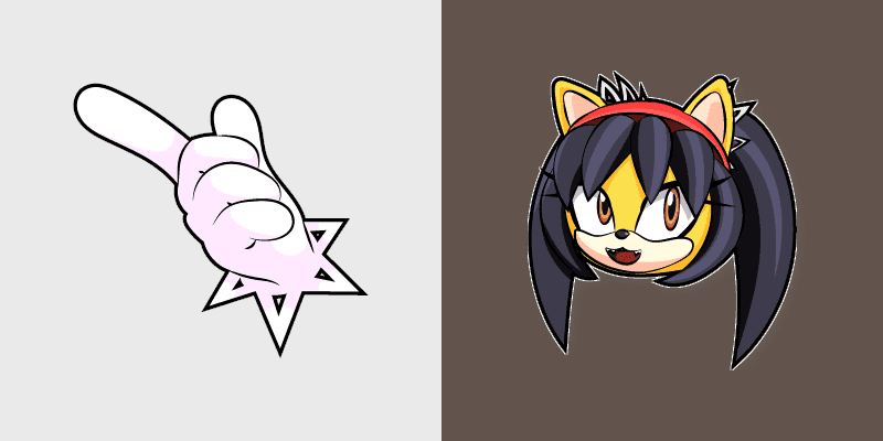 Sonic Honey the Cat Cute Mouse Cursor Pack