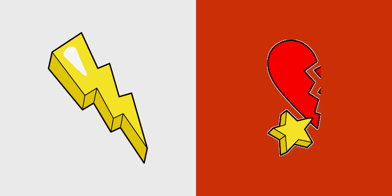 Custom Cursor Pack - Thunder & Broken Heart