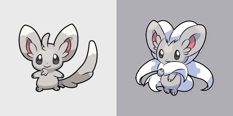 Cute Cursor Pack - Minccino & Cinccino