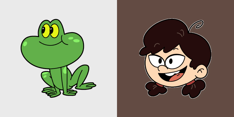 Cute Cursor Collection: Loud House & Froggy