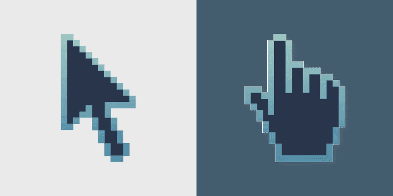 Cute Cursor - Blue Ocean Pixel Pack