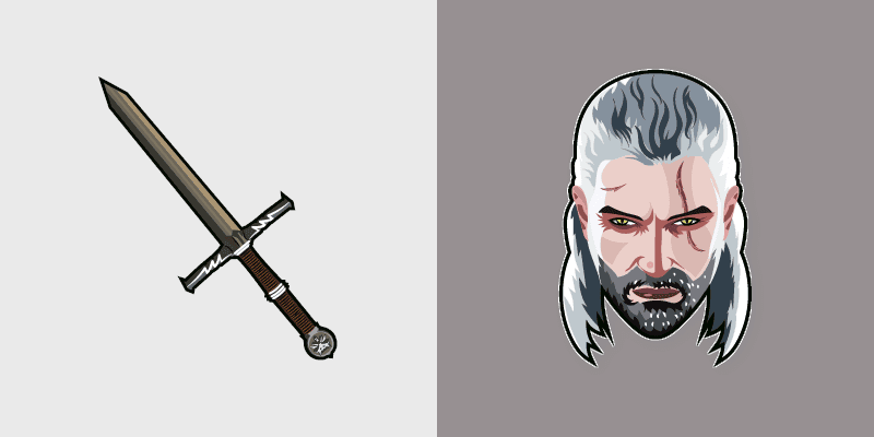 Cute Witcher Cursor Pack