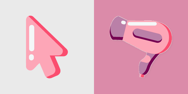 Stylish Pink Cursor Pack