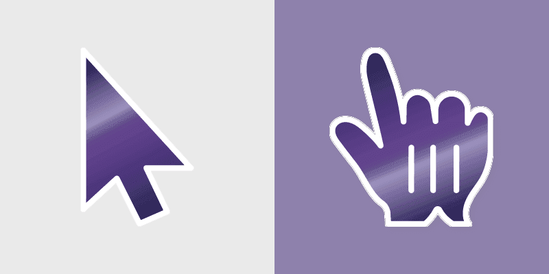 Vibrant Aubergine Cursor Pack
