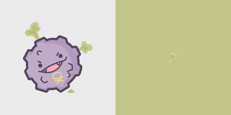 Cute Cursor Pokemon Koffing & Weezing Pack