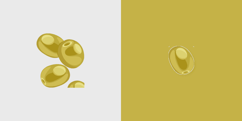 Cute Cursor Mediterranean Olives